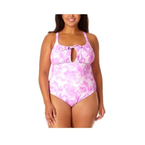 Salt + Cove Other - NWT Salt + Cove Cutout One-Piece Keyhole Neck One Piece Plus Sz 0X-3X $50 FF303